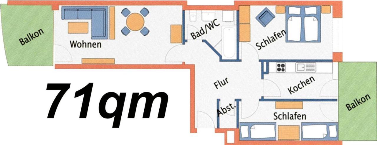 Ferienwohnung Nordseebrandung B3.1 クックスハーフェン エクステリア 写真